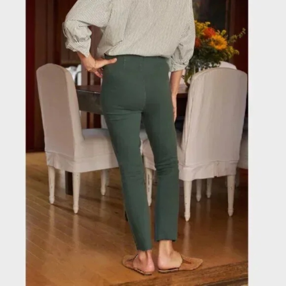 Frank & Eileen Derry Illusion Pull-On Jeans Green Size 31 - Picture 2 of 8